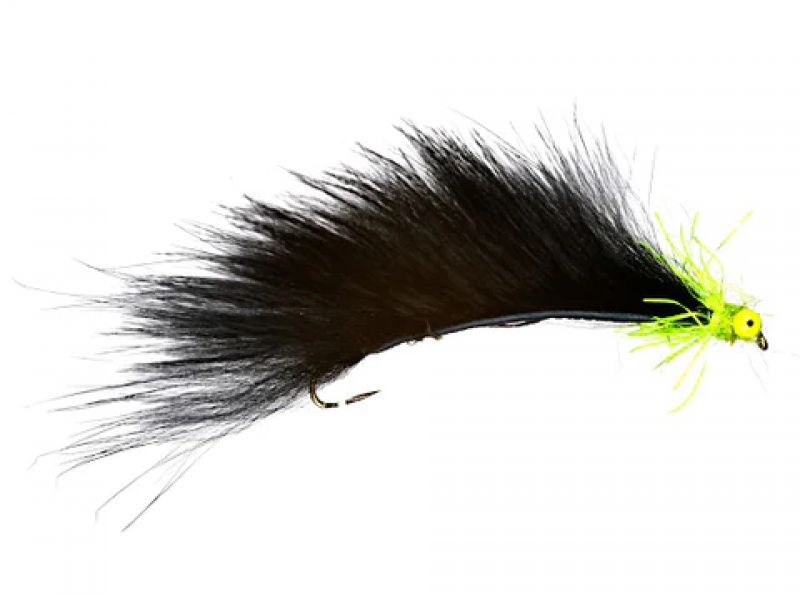 Fario Hot Chain Neon 5cm Black Cat Snake (Barbless) • Anglers Lodge