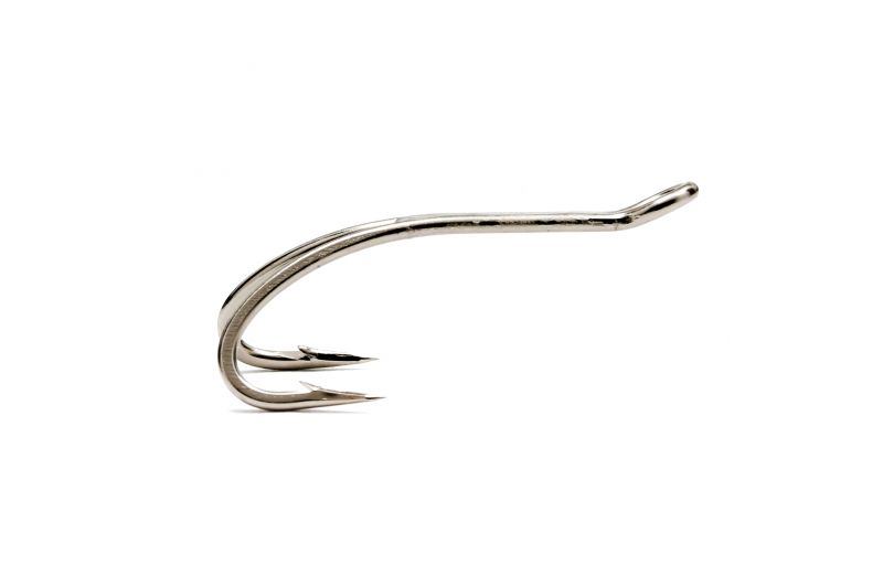 Partridge CS16/2S Patriot Double Up Eye Silver Hook • Anglers Lodge
