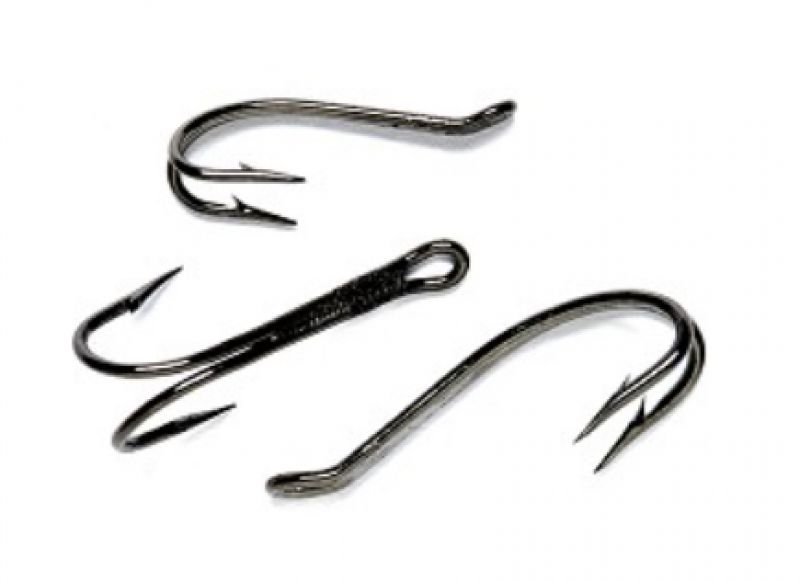 Veniard Osprey VH003 Scandinavian Salmon Doubles - Black, Silver or Gold  Hooks