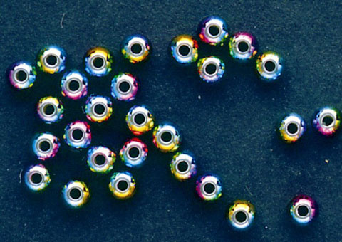 Rainbow Plastic Beads from Veniard