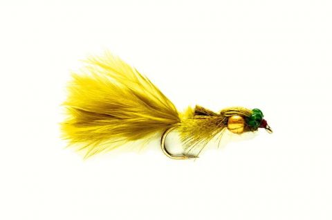 Golden Nugget Marabou Damsel #12