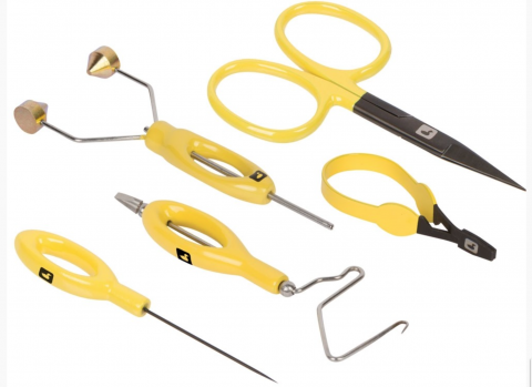 Loon Core Fly Tying Tool Kit - Yellow