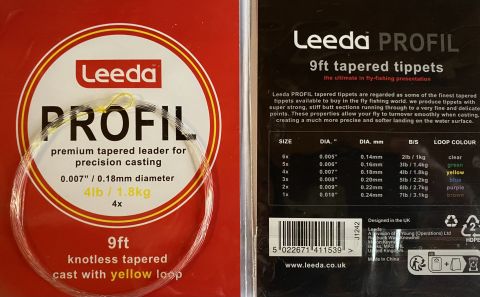 Profil Casts 9ft Tapered Tippet