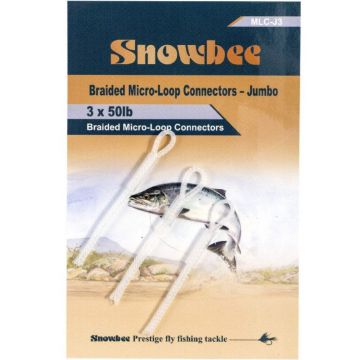 Snowbee Micro-Loop Connectors - Jumbo 50lbs b/s.