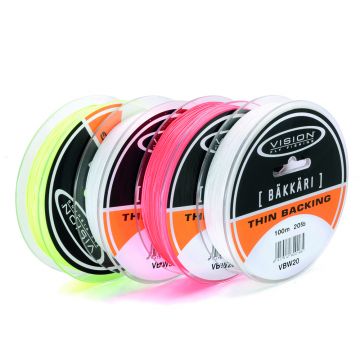 Vision Bakkari Fly Line Backing, 12, 20 or 30lb B/S