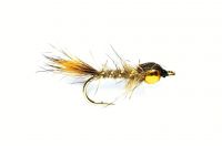 Gold Ribbed Hare's Ear Nymph - Golden Nugget #12