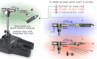 Stonfo Transformer Fly Tying Vice, STF654. Free Next Day Delivery